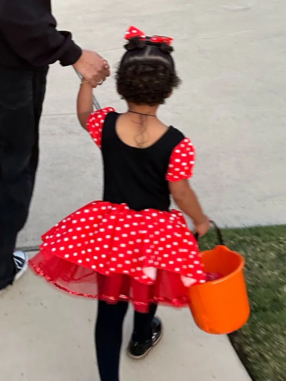 Children's Red Polka Dot Minnie Mouse Costume Dress - Brand
